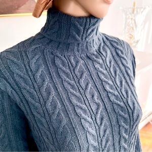 ⭐️Baroness Fav! NWT Alpaca Turtleneck Sweater by Peruvian Connection, in Teal